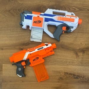 Nerf Collectible Stryfe and Rayvenfire Guns